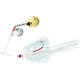 Booyah Tux &amp; Tails Spinnerbait, 1/2oz, White/Gold, BYTCC12673