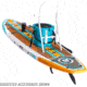 Bote Flood 10 ft 6 in Cypress Paddle Board, Full Trax, 106FL22FT-GS