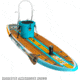 Bote Flood 12 ft Cypress Paddle Board, Full Trax, 120FL22FT-GS