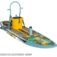 Bote Flood 12 ft Cypress Paddle Board, Native Paradise, 120FL23NA-GS