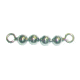Brad's Bead Chain Swivel 1/8in 4Bead, 5/Pack, BCS-405
