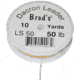 Brads Braided Dacron Leader 50lb 10yd, LS50