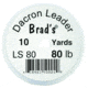 Brads Braided Dacron Leader 80lb 10yd, LS80