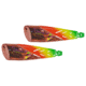 Brads Kokanee Cut Plug Unrigged, Mexican Hat, Two Pack, TPKCP-110