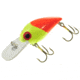 Brads Magnum Wiggler Crankbait, Floating/Sinking, Chartreuse wth Red Slant, 3 3/4in, 3/4oz, WMW-116