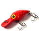 Brads Magnum Wiggler Crankbait, Floating/Sinking, Fluorescent Red with Silver Flakes, 3 3/4in, 3/4oz, WMW-009