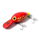 Brads Magnum Wiggler Crankbait, Floating/Sinking, Red with Yellow, 3 3/4in, 3/4oz, WMW-038