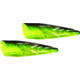 Brads Super Bait Cut Plug, Rolling Swivel Scent Pad, Chartreuse Jack, 4in, #2 Treble, 2/Pack, TPSCP-44