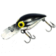 Brads Wee Wiggler Crankbait, Floating/Sinking, Metallic Silver/Black with a Red Belly, 2 1/4in, 1/3oz, BWW-03