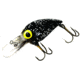 Brads Wiggler Crankbait, Floating/Sinking, Black with Silver Flakes, 3in, 3/8oz, BW-02
