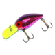 Brads Wiggler Crankbait, Floating/Sinking, Cerise with Purple Herringbone with Chartreuse Bil, 3in, 3/8oz, BW-94