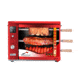 BRAZILIAN FLAME 03-LX Red Gas Rotisserie 3 Skewer Grill, Red, BG-03LX Red