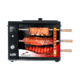 BRAZILIAN FLAME 03-LXK Black Gas Rotisserie 3 Skewer Grill, Black, BG-03 LXK Black