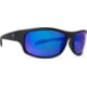 BREAKLINE OPTICS Bandit Sunglasses, Matte Black / Blue Mirror, BL-BAN-MB-BLM-P.01