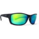 BREAKLINE OPTICS Cahaba Sunglasses, Matte Black / Ghost Green Mirror, BL-CAH-MB-GGM-P.03
