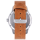 Breed Renegade Leather Band Watches - Mens, Grey/Brown, One Size, BRD7703