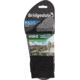 Bridgedale Hike Lightweight Merino Endurance Ankle Socks - Mens, Black/Silver, Extra Large, 710528-822-XL