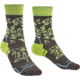 Bridgedale Hike Midweight Merino Endurance Boot Pattern Socks - Womens, Brown/Lime, Small, 710093-120-S