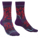 Bridgedale Hike Midweight Merino Endurance Boot Pattern Socks - Womens, Purple/Pink, Small, 710093-121-S