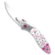 Brighten Blades Brighten Blades HOPE Liner Lock Knife Pink Aluminum 2.6" Satin, Pink/White, 8Cr13MoV, adult, BHQ-137055