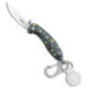 Brighten Blades Brighten Blades WISH Keychain Frame Lock Knife Dandelion Aluminum 1.7" Satin, Black/Yellow, Stainless Steel, adult, BHQ-138659