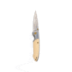 Brighten Blades Digger Not So Heavy Metal Knife w/Case, 2.5in, 8Cr13MoV Stainless Steel, Drop Point, Tan, BB-126