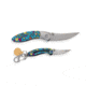 Brighten Blades Love Keychain Folding Knife, 1.6in, 8Cr13MoV Stainless Steel, Clip Point, BB-120
