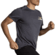 Brooks 3.0 Distance Short Sleeve - Mens, Asphalt/Mountain, Medium, 211502034.030