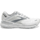 Brooks Adrenaline GTS 22 Running Shoes - Womens, Wide, White/Oyster/Primer Grey, 9.5, 1203531D134.095