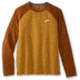 Brooks Atmosphere Long Sleeve 2.0 - Mens, Ochre/Hazelwood, M, 211450225.030