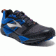 Brooks Cascadia 12 Trail Running Shoe - Men's-Anthracite/Blue/Black-Medium-8