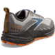 Brooks Cascadia 16 Running Shoes - Mens, Wide, Oyster Mushroom/Alloy/Orange, 12.0, 1103762E038.120