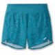 Brooks Chaser 7in Short - Womens, Lagoon Speckle Print/Lagoon, XXL, 221466486.045