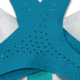 Brooks Dare Zip Run Bra 2.0 - Womens, Nile Green/Lagoon/Light Mint, 34DE, 350083369.034DE