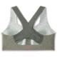 Brooks Dare Zip Run Bra 2.0 - Womens, Pebble/Dark Pebble/Cool Mint, 36DE, 350083326.036DE