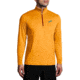 Brooks Dash 1/2 Zip 2.0 - Mens, Htr Marigold, XL, 211451877.040