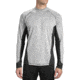 Brooks Dash Long Sleeve -Heather Oxford/Heather Black-X-Large