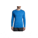 Brooks Distance Long Sleeve Running Shirt - Mens, Heather Azul/Azul Static, Large, 211212459.035