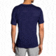 Brooks Distance Men's Short Sleeve Shirt, Heather Navy/Navy Current, Small, 211052-HNV-NVCR-S