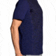 Brooks Distance Men's Short Sleeve Shirt, Heather Navy/Navy Current, Small, 211052-HNV-NVCR-S