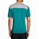 Brooks Distance Men's Short Sleeve Shirt, Lake/Stone, Small, 211052-Lake/Stone-S