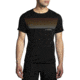 Brooks Distance Short Sleeve 2.0 - Mens, Black/Gradient Stripe, XL, 211453050.040