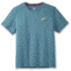 Brooks Distance Short Sleeve 2.0 - Mens, Brooks Blue, S, 211469450.025