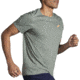Brooks Distance Short Sleeve 2.0 - Mens, Dark Pebble, L, 211453356.035
