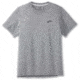 Brooks Distance Short Sleeve 2.0 - Mens, Heather Ash, S, 211453087.025