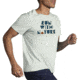 Brooks Distance Short Sleeve 2.0 - Mens, Htr Mist/Run With Nature, M, 211453335.030