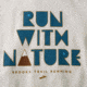 Brooks Distance Short Sleeve 2.0 - Mens, Htr Mist/Run With Nature, M, 211453335.030