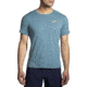 Brooks Distance Short Sleeve 2.0 - Mens, Htr Slate Blue, S, 211453409.025