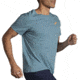 Brooks Distance Short Sleeve 2.0 - Mens, Htr Slate Blue, S, 211453409.025