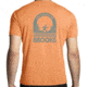 Brooks Distance Short Sleeve 2.0 - Mens, Live Wire/Miles of Fun, XS, 211453834.020